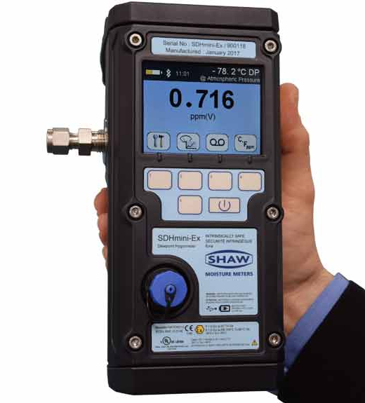 SDHmini-Ex Hand Held Dewpoint Meter